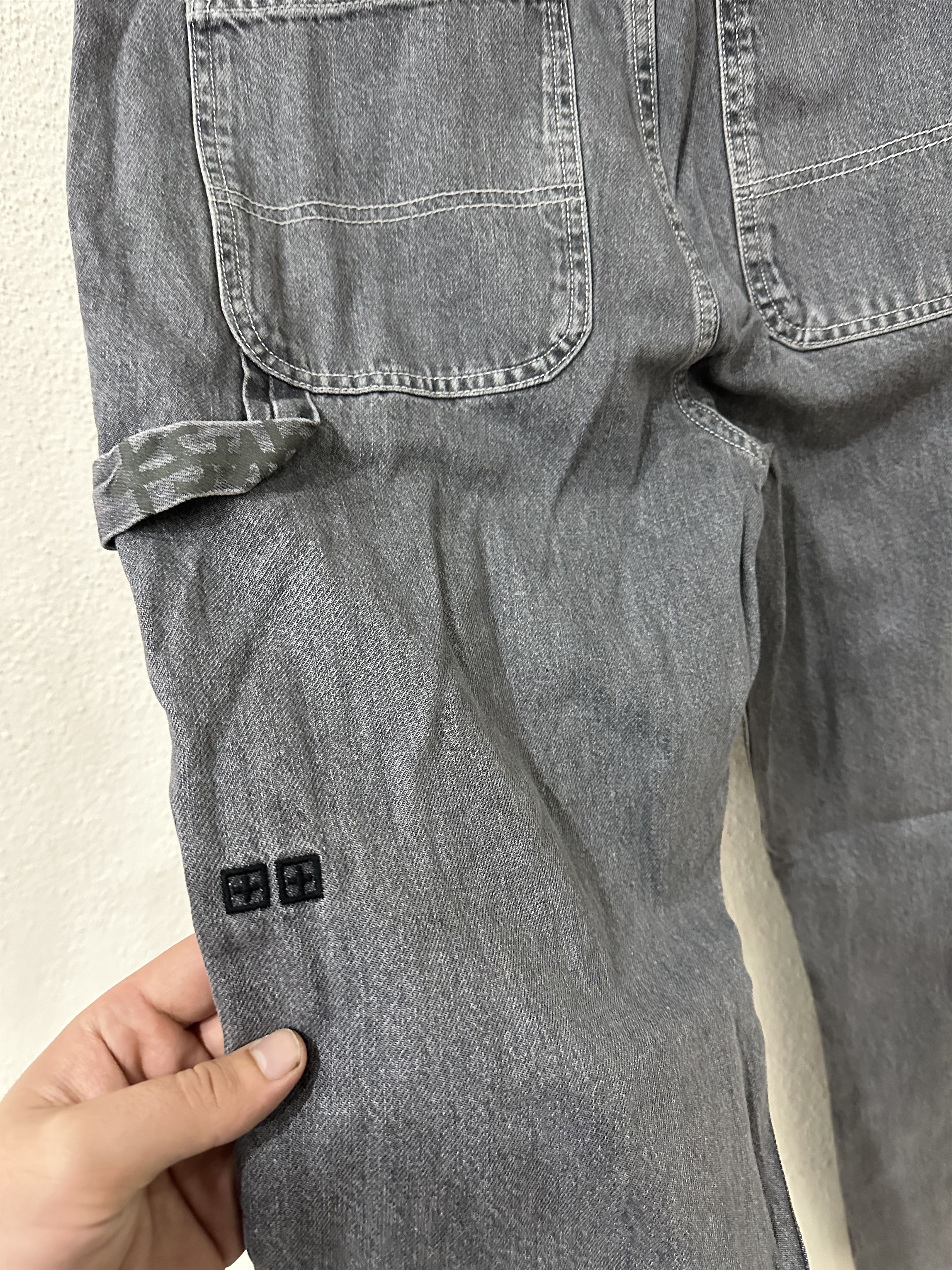 Ksubi Ksubi Operator Double Knee Jeans Grey Size 36 Size US 36 / EU 52 - 7 Thumbnail