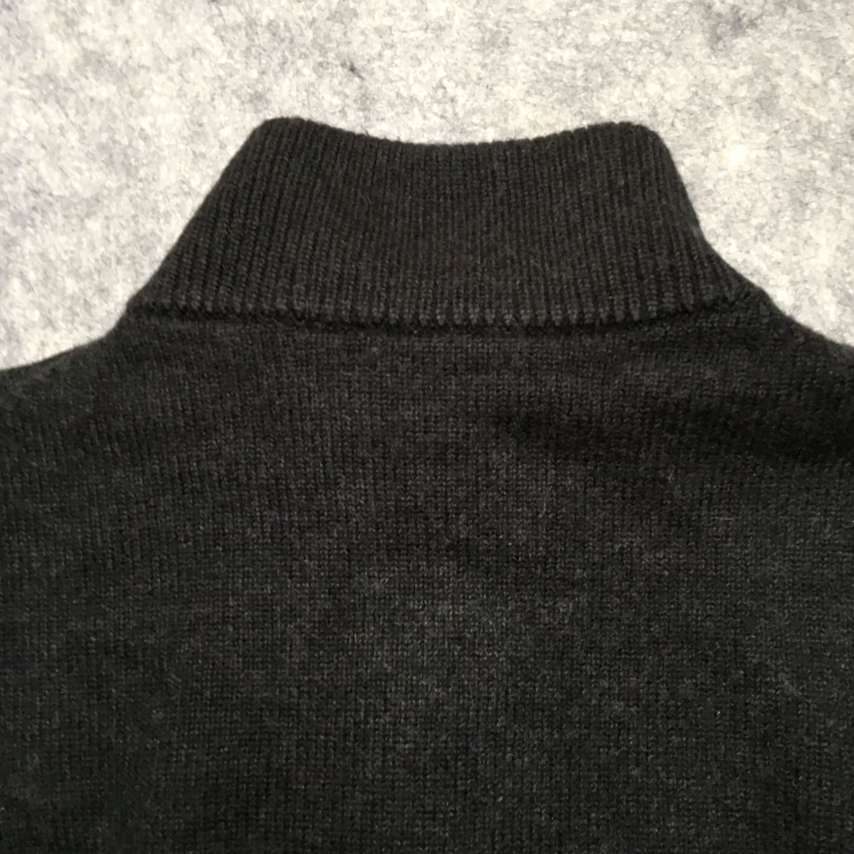 Psycho Bunny Psycho Bunny Merino Wool Cardigan Sweater Mens S Dark Gray Heavy Pockets Vintage Size US S / EU 44-46 / 1 - 7 Thumbnail