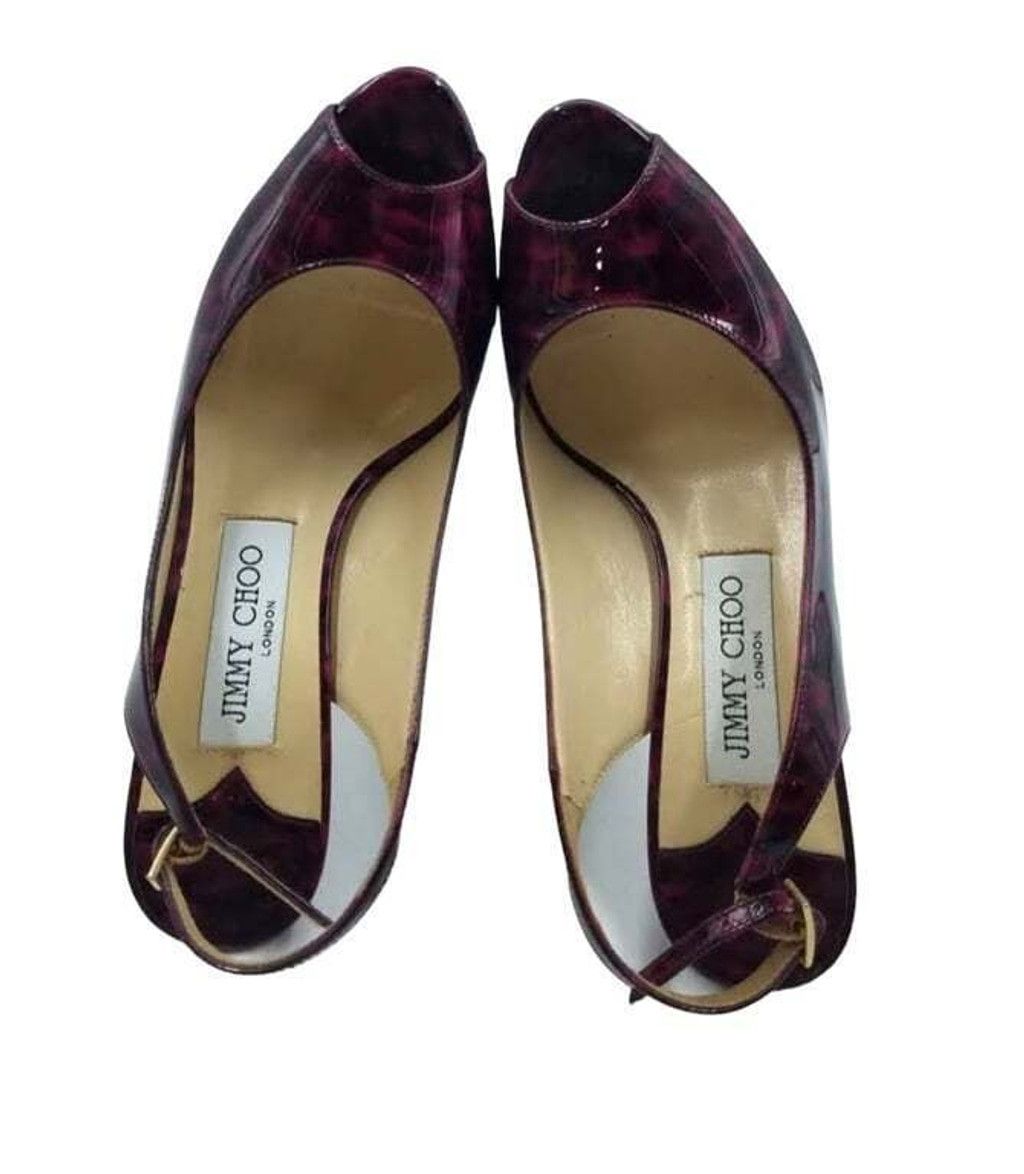 Jimmy Choo Jimmy Choo Nova Plum Tortoiseshell Patent Leather ~ 6 Size US 6 / IT 36 - 3 Thumbnail