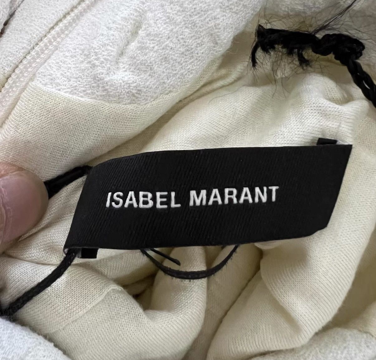 Isabel Marant Isabel Marant white zip scarf collar dress J41 Size XXS / US 00 / IT 34 - 4 Thumbnail