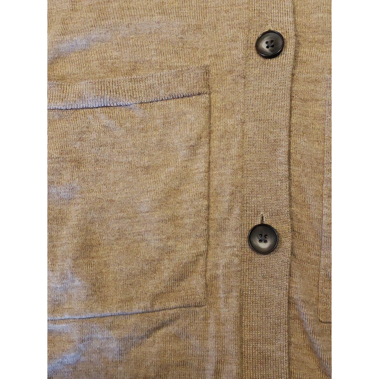 Pendleton Merino Sweater Womens XXS Beige Long Cardigan Dust