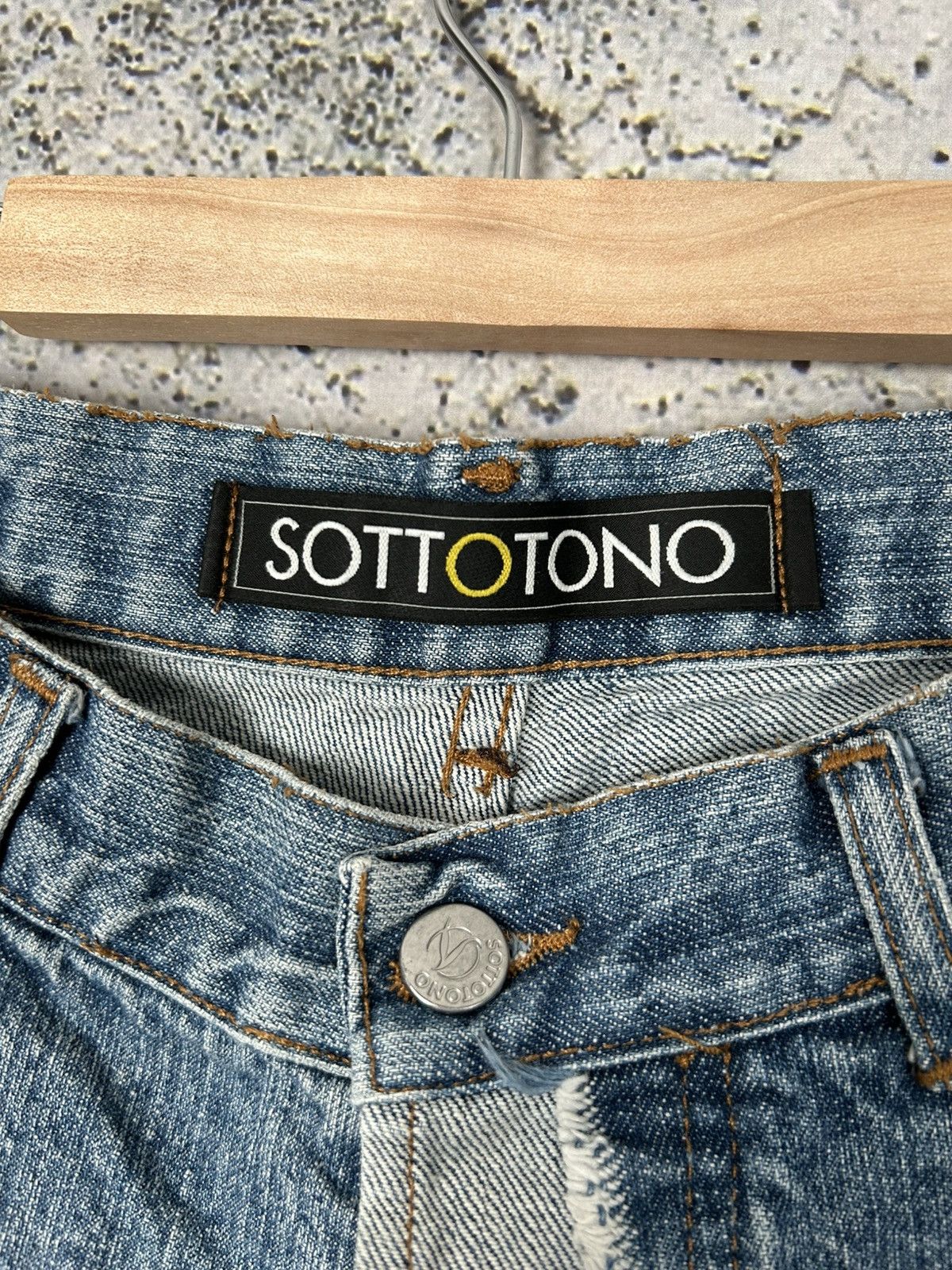 Other Vintage Avantgarde Grunge Denim Pants Distressed Rock Punk Size US 36 / EU 52 - 8 Thumbnail