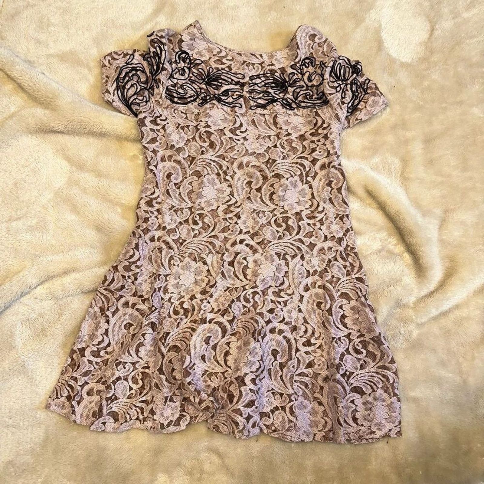 Free People Free People Lace and Embroidered Dress | Sz M (No Size Tag) Size M / US 6-8 / IT 42-44 - 4 Thumbnail