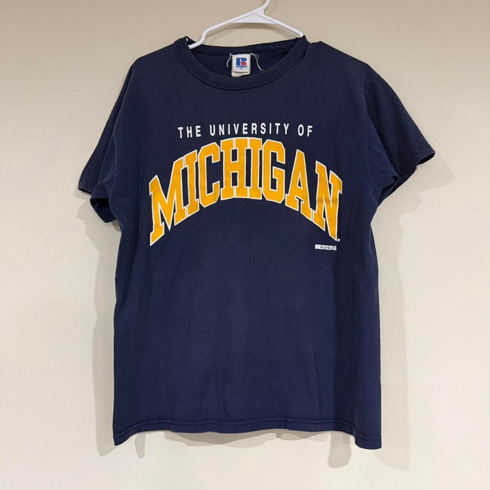 Russell Athletic Vintage Michigan Wolverines Shirt Size US M / EU 48-50 / 2 - 1 Thumbnail
