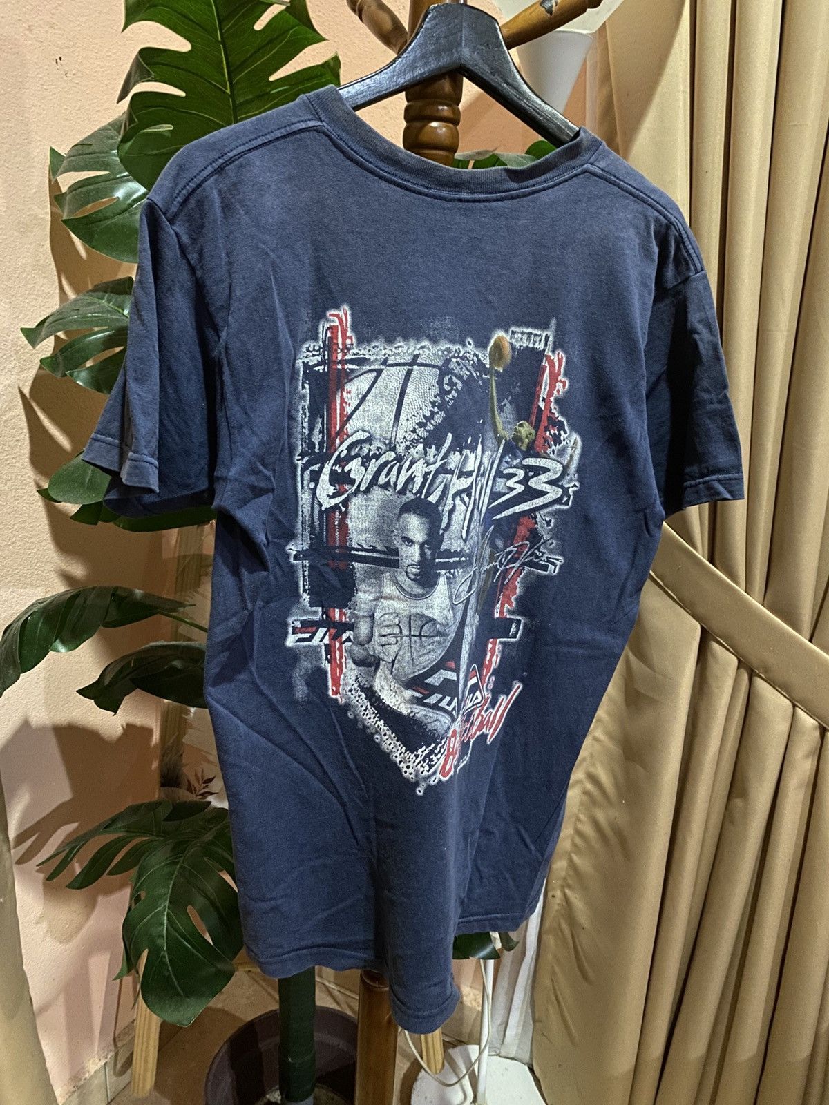 Fila Vintage Grant Hill Fila Basketball Graphic Tee Navy Blue 90s Size US M / EU 48-50 / 2 - 9 Thumbnail