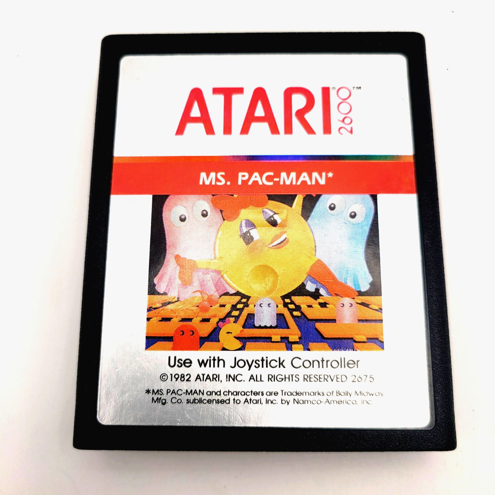 Other Ms. Pac-Man (Atari 2600, 1982) Game Cart - Tested Size ONE SIZE - 2 Thumbnail