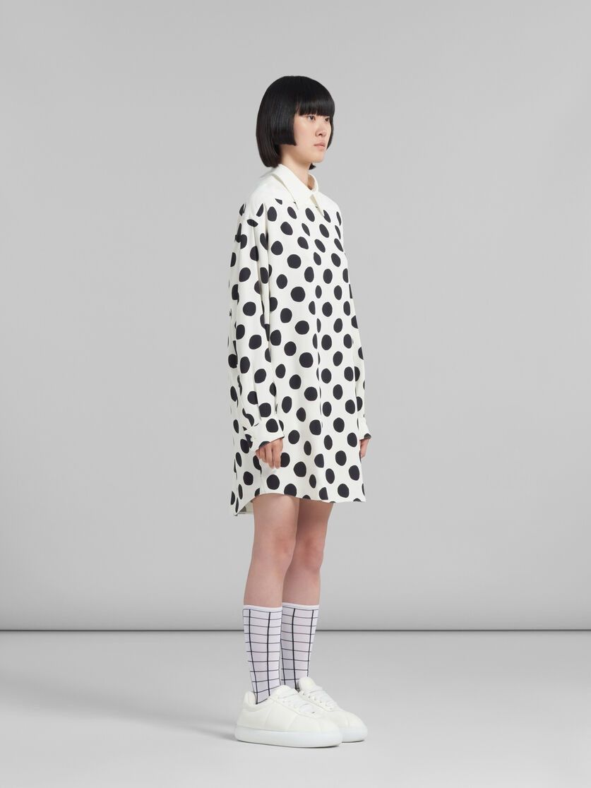 Marni o1w1db10824 Cady Dress in White Size XL / US 12-14 / IT 48-50 - 4 Thumbnail