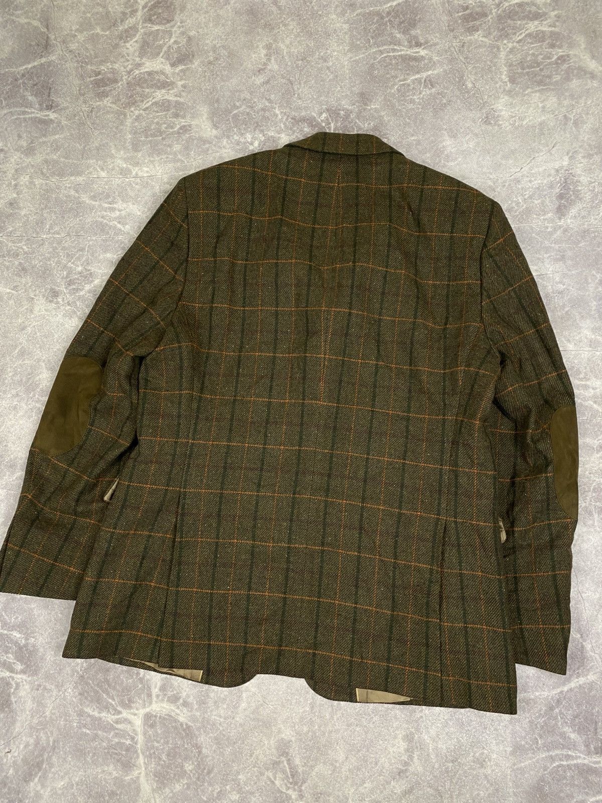 DAKS Daks London Vintage Checkered Wool Blazer Luxury British 54 Size 44R - 15 Thumbnail
