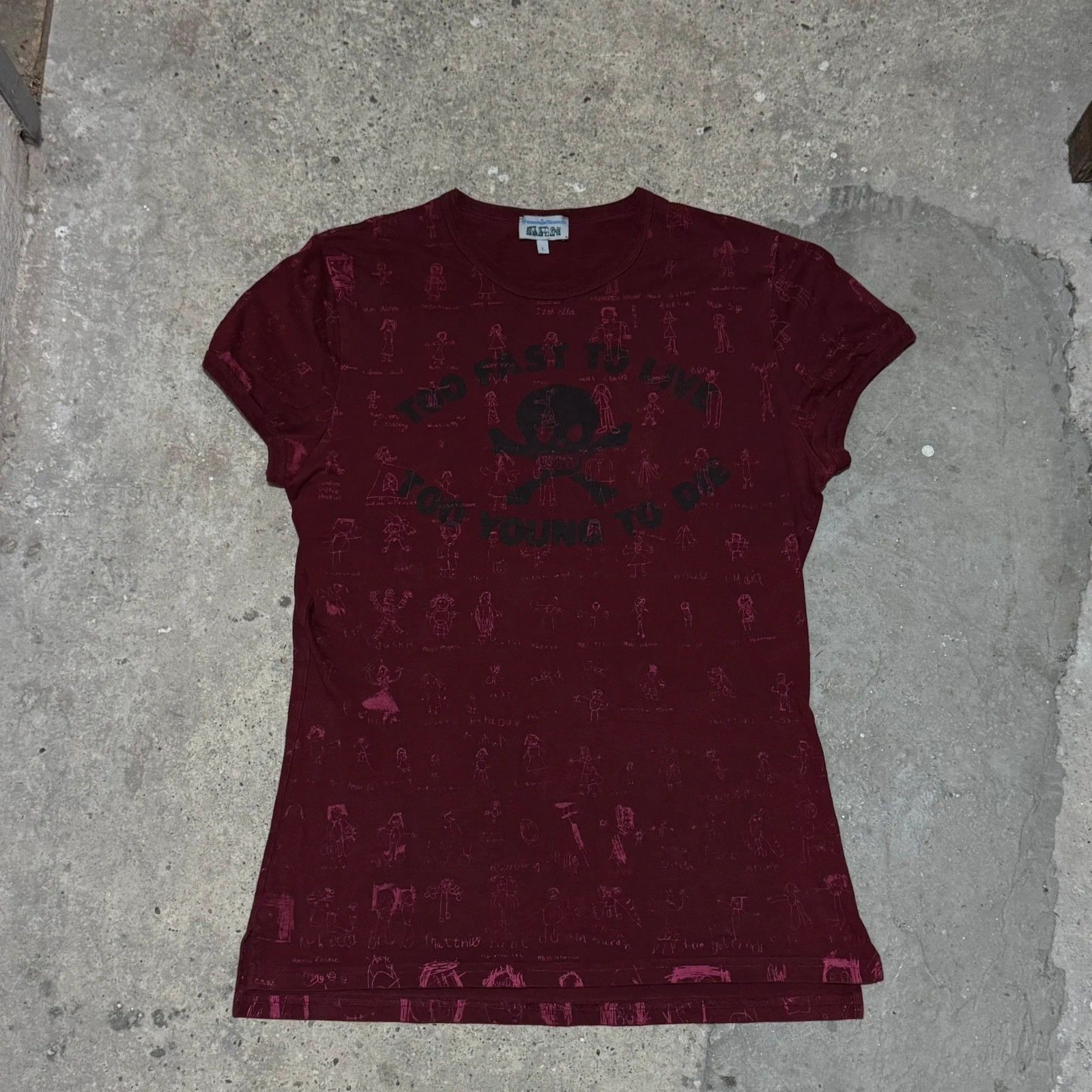 Vivienne Westwood S/S 2007 Vivienne Westwood „too fast too live,“ t-shirt Size US L / EU 52-54 / 3 - 1 Thumbnail