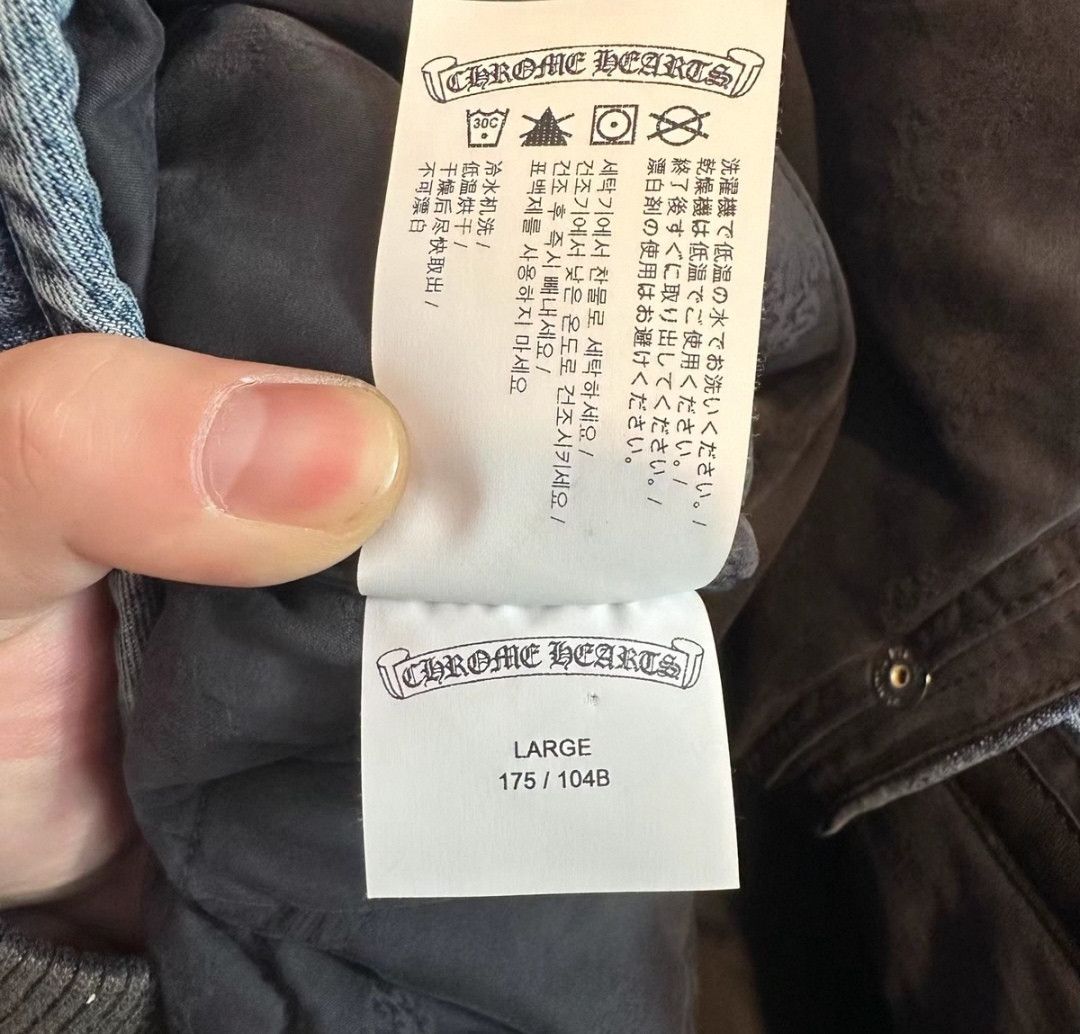 Christian Louboutin blue quilted denim puffer jacket-yw Size US L / EU 52-54 / 3 - 5 Thumbnail