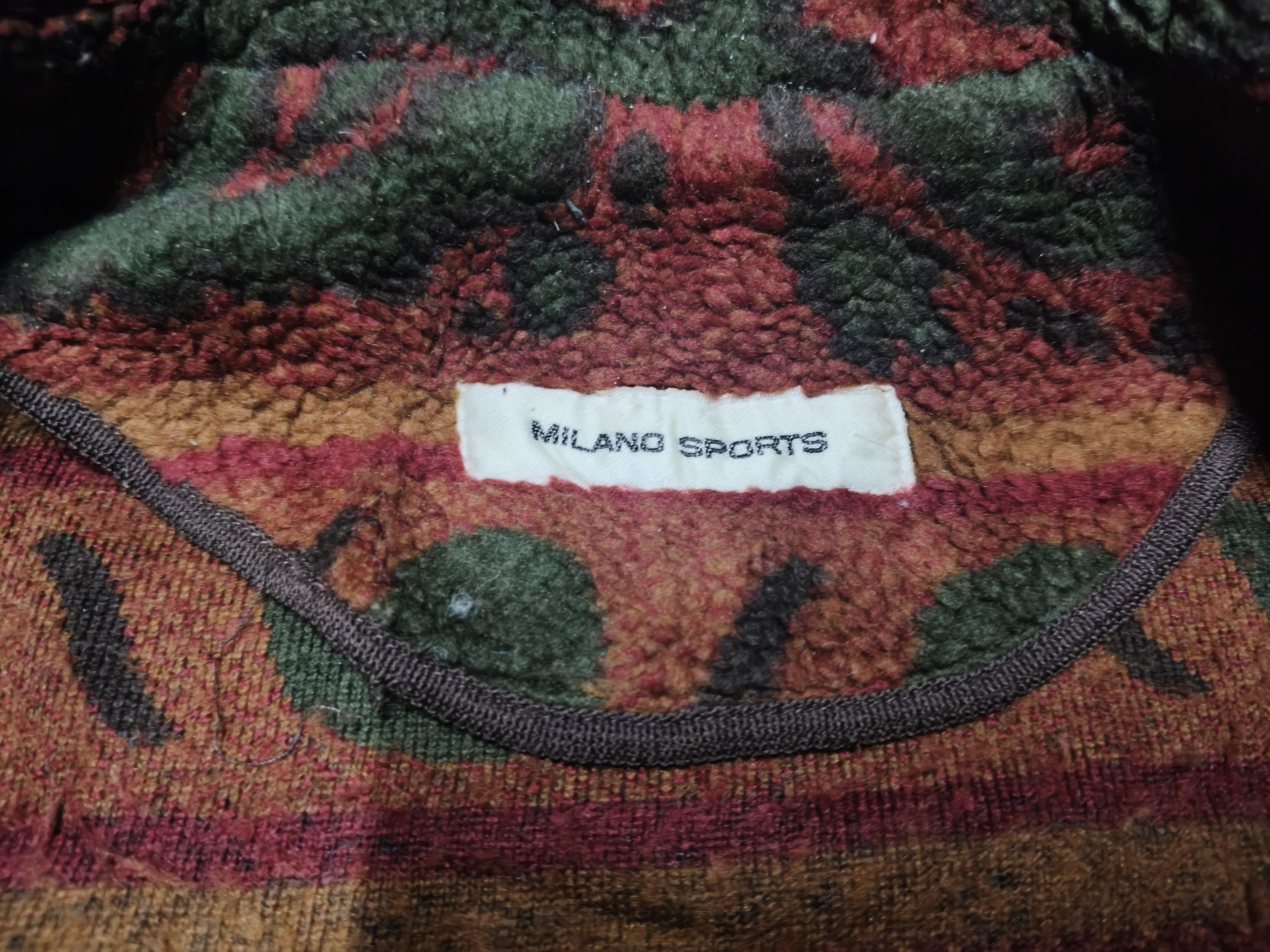 Vintage Vintage MILANO SPORT SHERPA JACKET Size US L / EU 52-54 / 3 - 14 Thumbnail