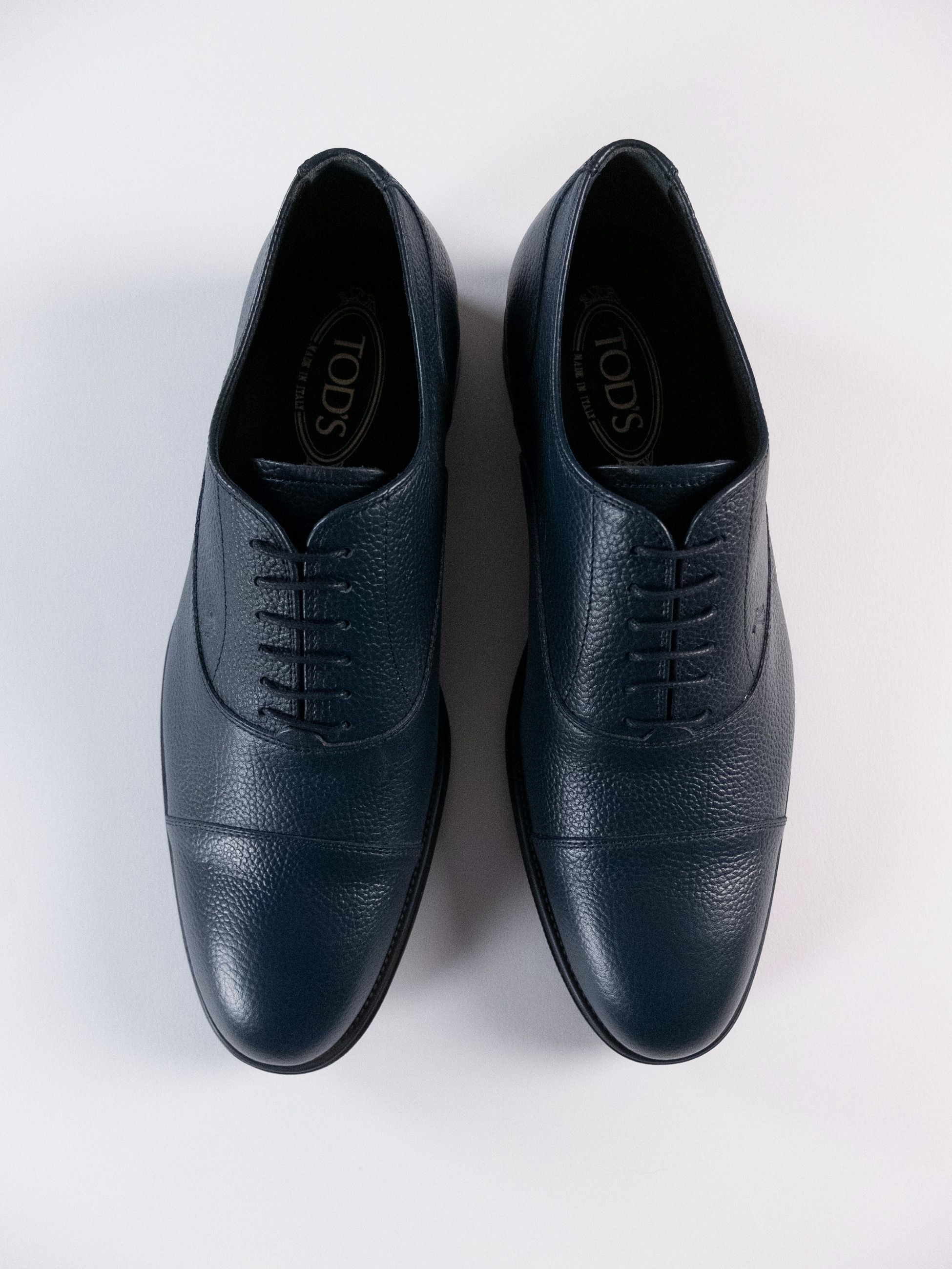 Tod's TOD'S navy blue classic lace-up Oxford shoes Size 10 / 43 Size US 10 / EU 43 - 2 Thumbnail