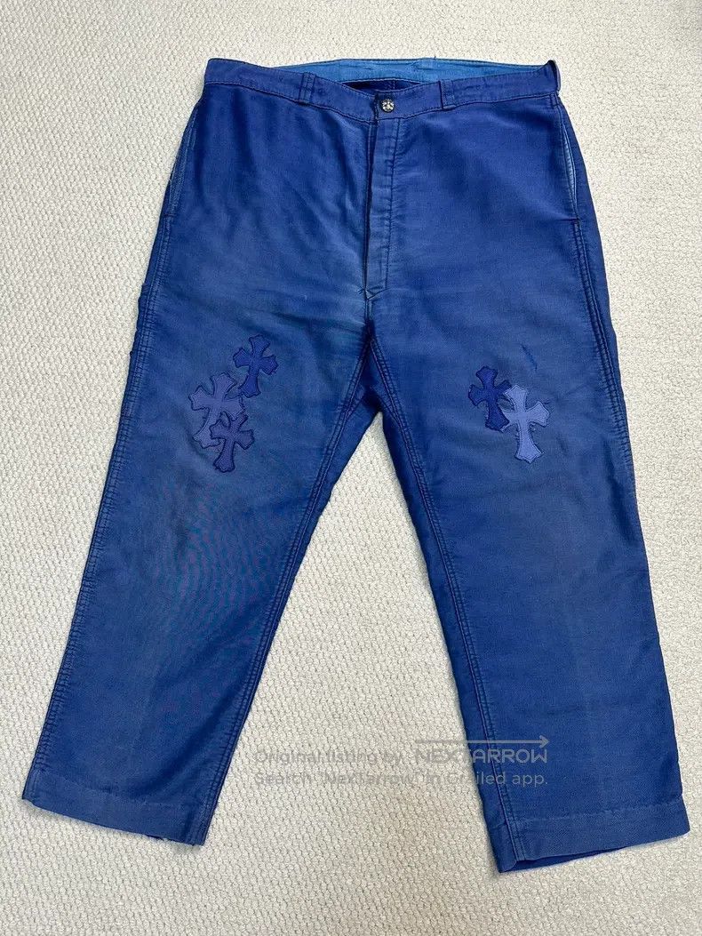 CHROME HEARTS 34 Mole skin French overalls