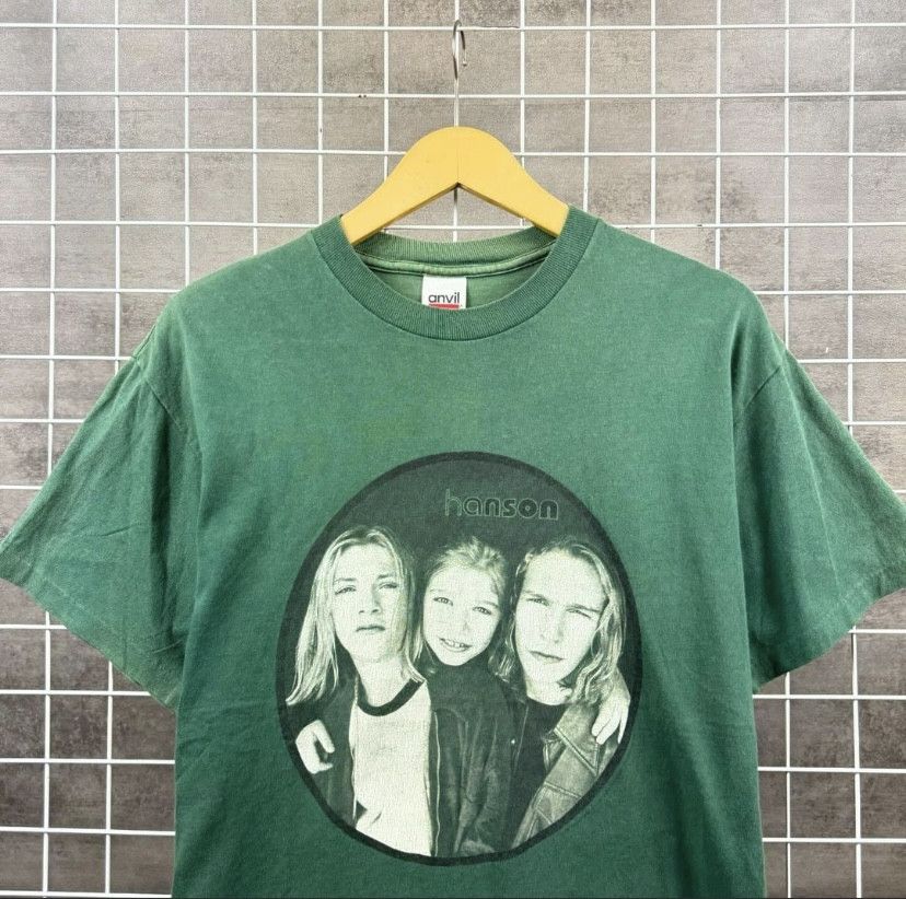 Band Tees VTG HANSON 1992 PHOTO TEES Size US L / EU 52-54 / 3 - 2 Thumbnail
