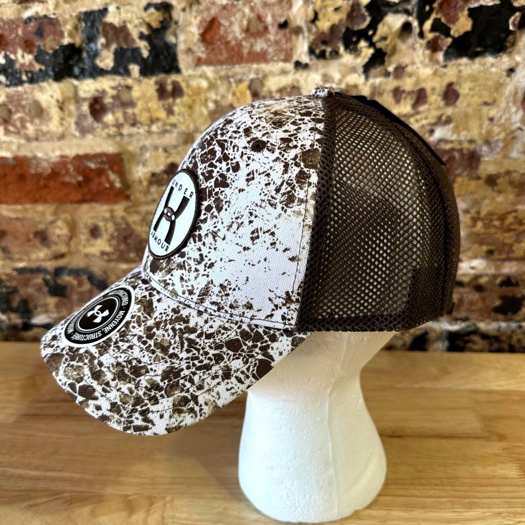 Under Armour Under Armour Men's Brown White Camo Speckled One Size Cap Hat NWT Size ONE SIZE - 3 Thumbnail