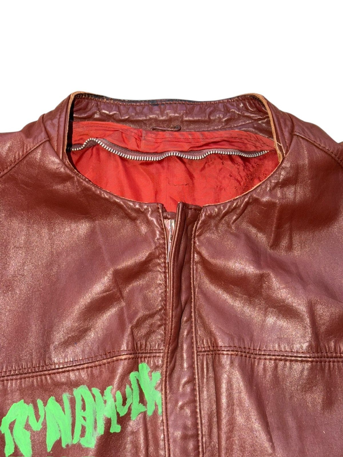 Vintage *RARE* VINTAGE 90s PUNK MISFITS FIEND CASUALTIES LEATHER Size US M / EU 48-50 / 2 - 12 Thumbnail
