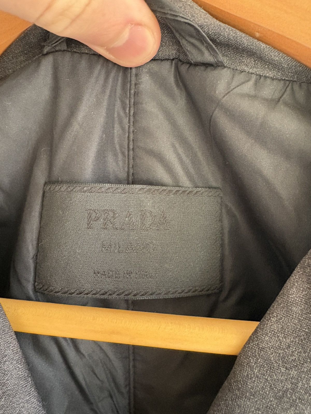 Prada Prada Vintage Wool Coat Size M / US 6-8 / IT 42-44 - 4 Thumbnail