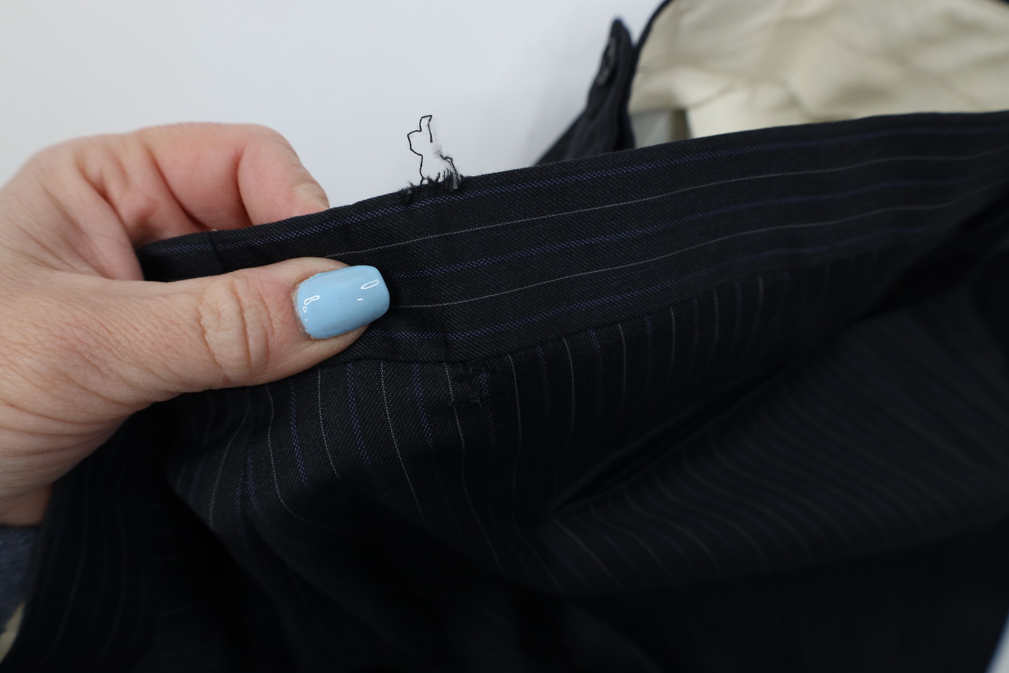 Vintage Vintage 90s Streetwear Wool Knit Wide Leg Chino Pants Size US 34 / EU 50 - 9 Thumbnail