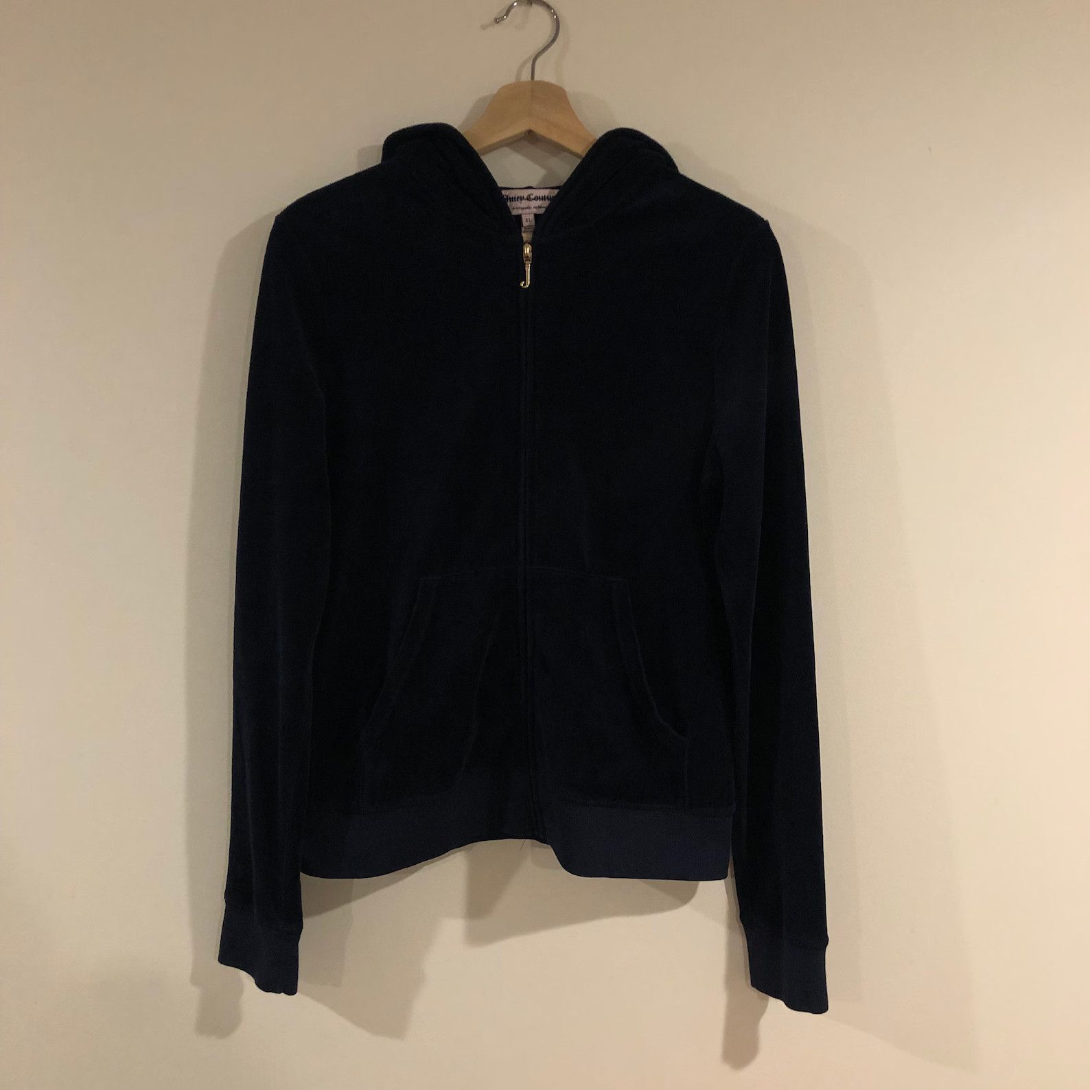 Juicy Couture Jeans Vintage Velvet Velour Hoodie Women's Y2K Retro Size XL / US 12-14 / IT 48-50 - 1 Thumbnail