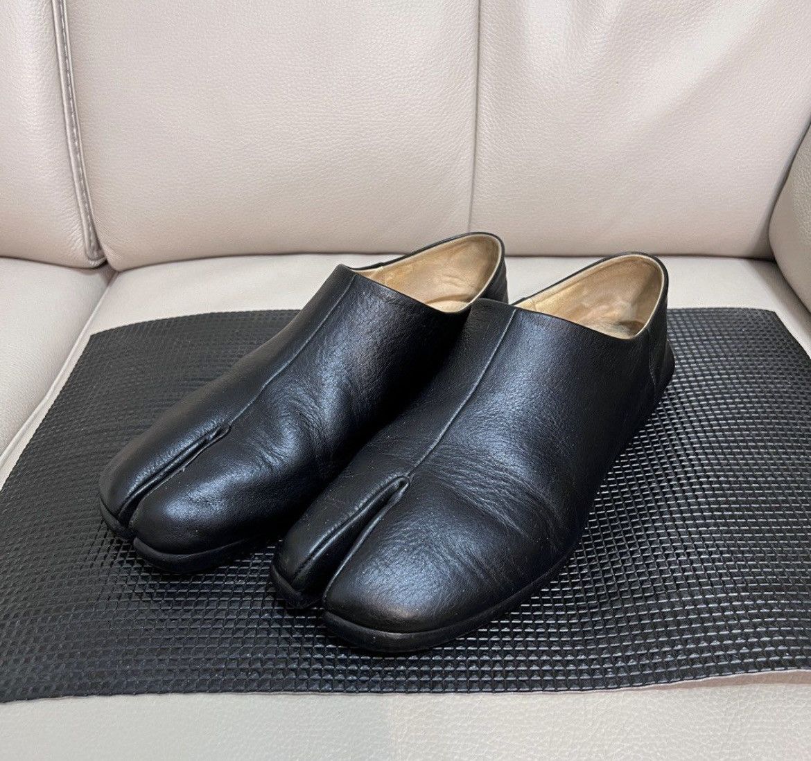 image of Maison Margiela Tabi Low Tops - Size 41 Shoes in Black, Men's