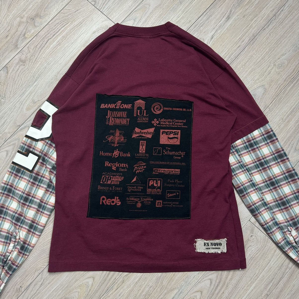 Vintage Rare Vintage Reconstructed 1 of 1 Custom Sharp Long Sleeve Size US XL / EU 56 / 4 - 13 Thumbnail