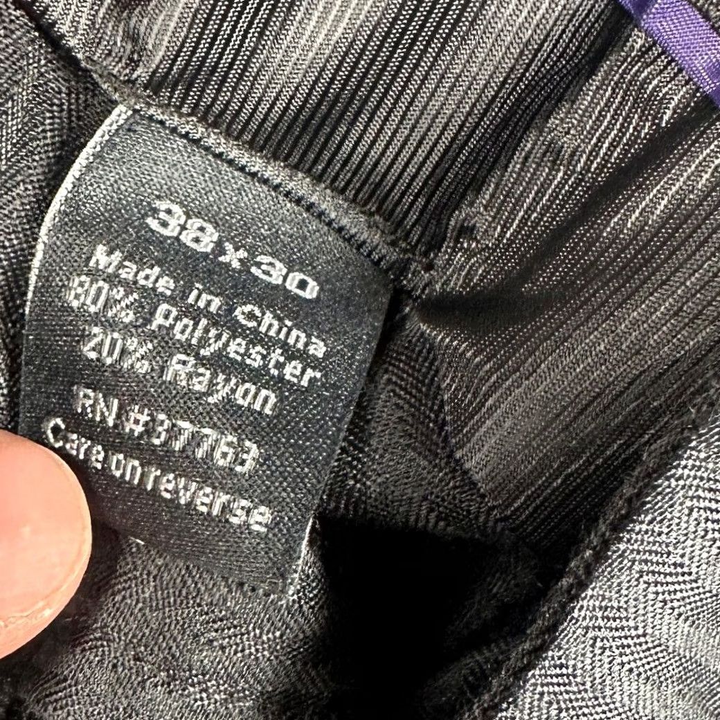 Apt. 9 Apt. 9 Dress Pants Mens 38X32 Dark Gray Herringbone Flat Front Straight Leg NEW Size US 38 / EU 54 - 4 Thumbnail