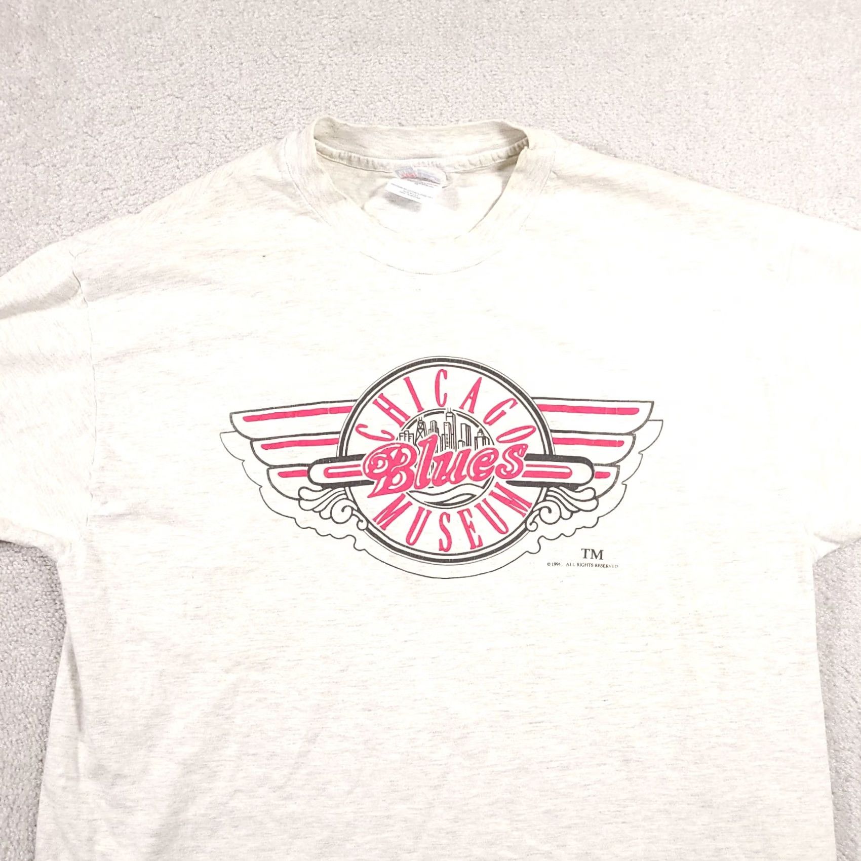 Hanes VINTAGE Chicago 1994 Blues Music Museum Shirt XL Hall Of Fame Honorees USA Made Shirt Men XL Ivory Cotton Hanes Graphic Print 90s Size US XL / EU 56 / 4 - 3 Thumbnail