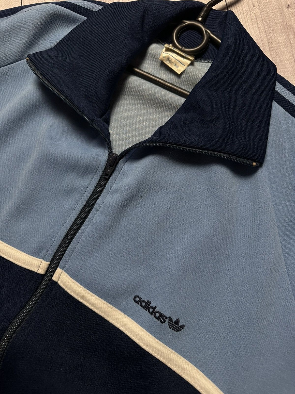 Adidas × Vintage Vintage adidas vintex retro jacket size XL blue Size US XL / EU 56 / 4 - 6 Thumbnail
