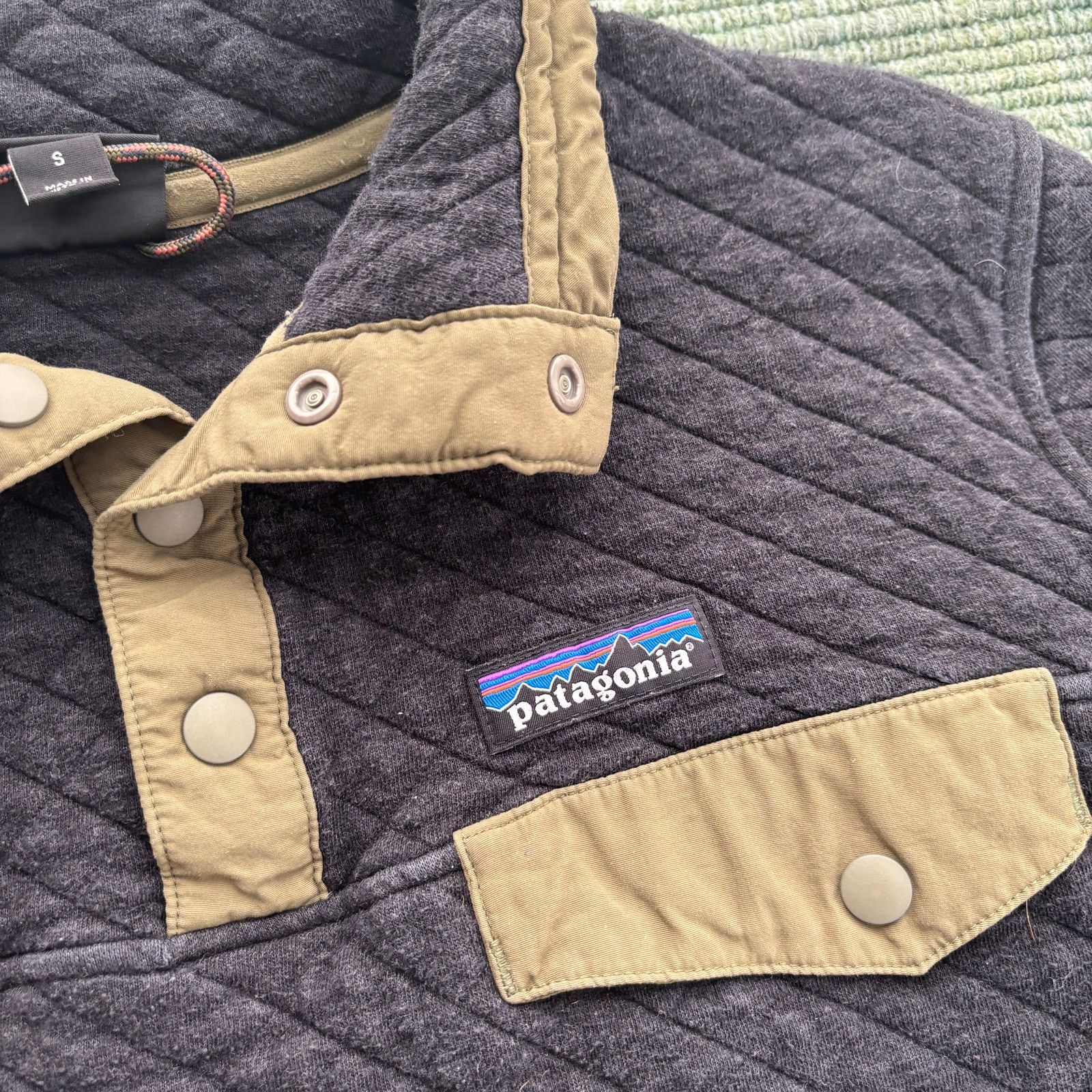 Patagonia Womens organic cotton quilt snap-t pullover gray size S Size S / US 4 / IT 40 - 3 Thumbnail