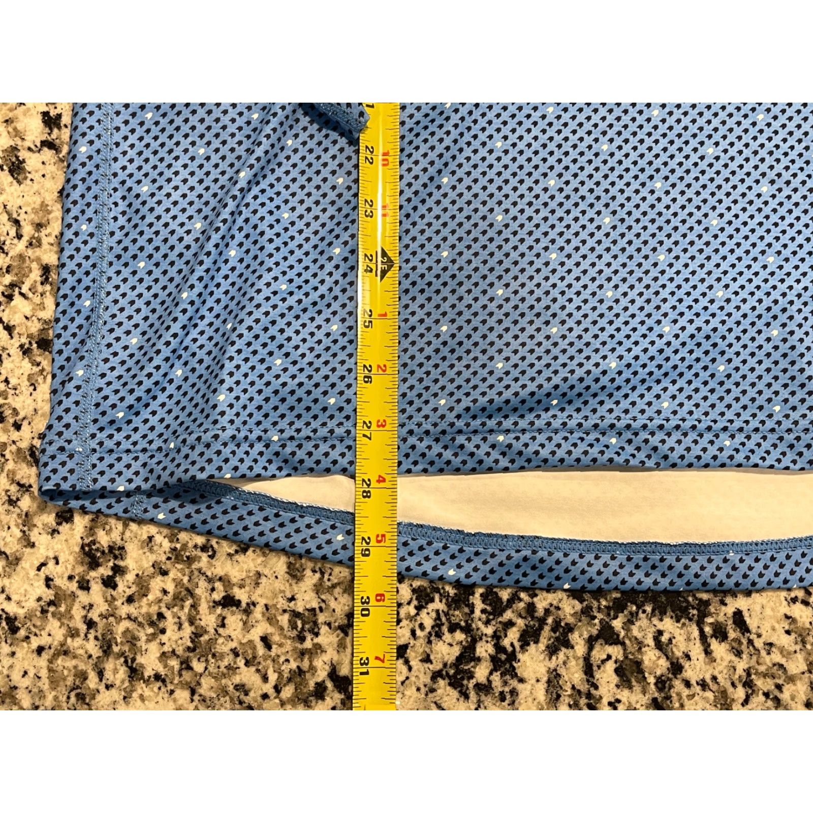 Vintage 1764 Mens XL Pullover Top Casual Long Sleeve Blue Golf Zip Mock Neck Athletic Fitness Shirt Size US XL / EU 56 / 4 - 4 Thumbnail