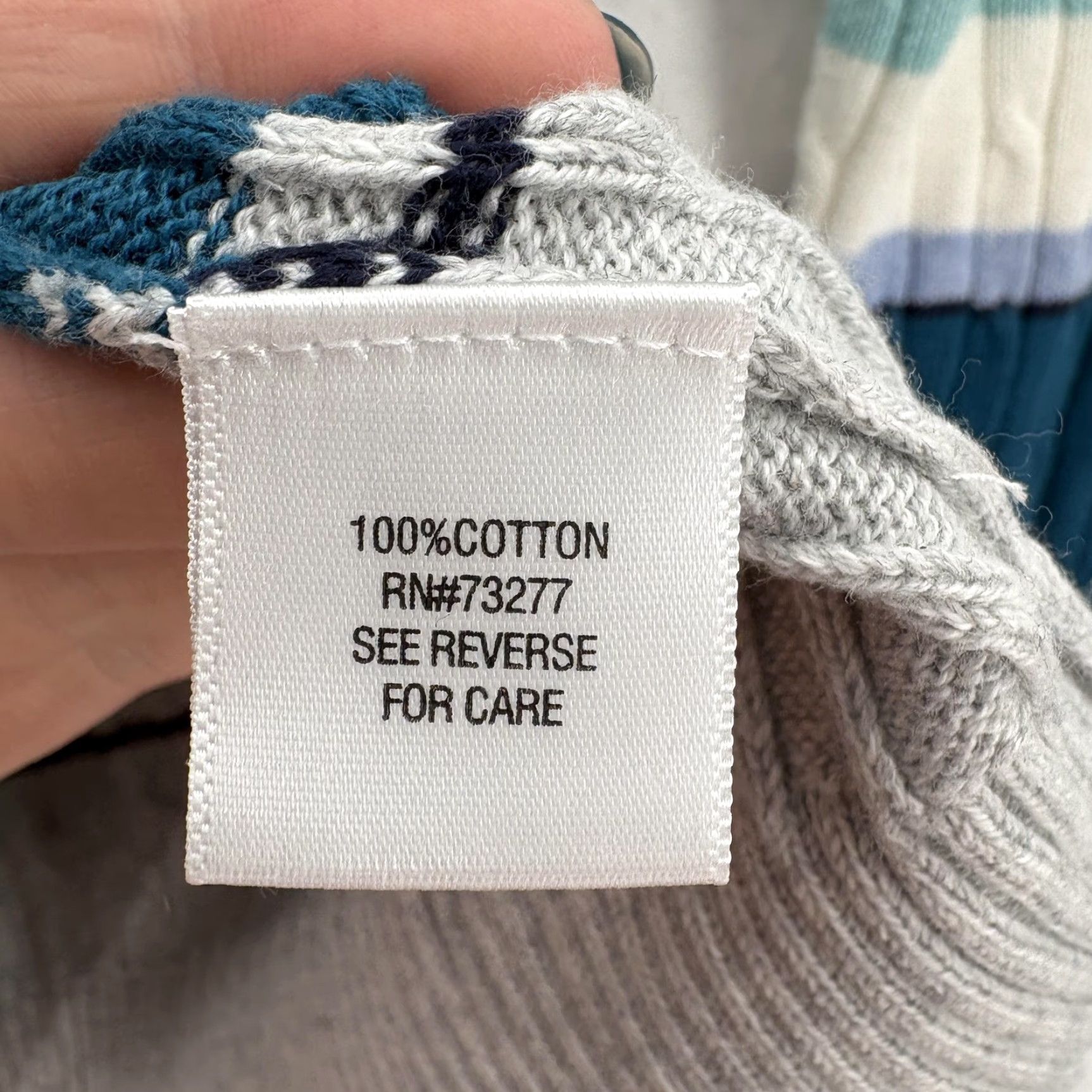 Croft & Barrow Croft & Barrow Womens Small Multicolor Stripe V Neck Cable Knit Sweater Preppy Size S / US 4 / IT 40 - 6 Thumbnail