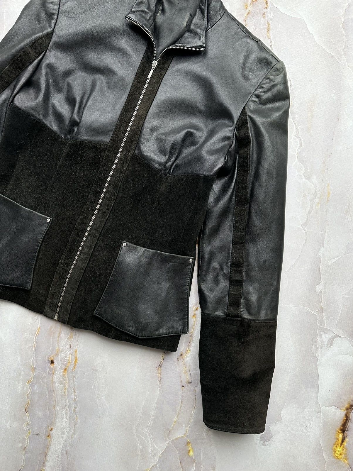 Japanese Brand Vintage Leather Jacket Size S / US 4 / IT 40 - 5 Thumbnail