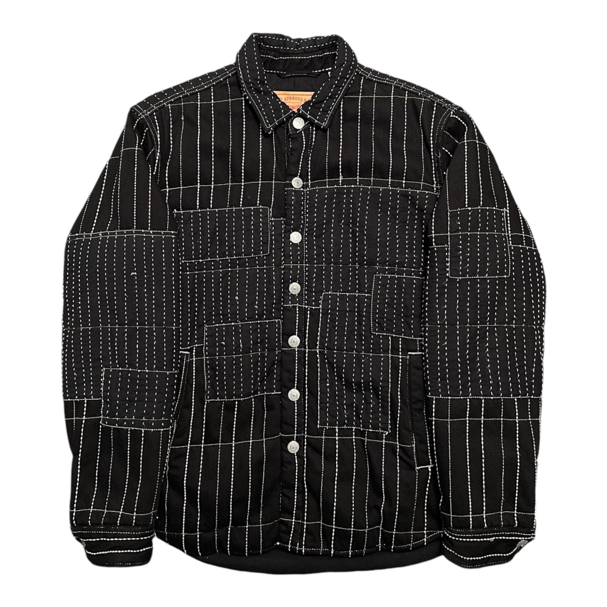 DENIM TEARS Peace Patchwork Padded Jacket Black Size US S / EU 44-46 / 1 - 1 Thumbnail