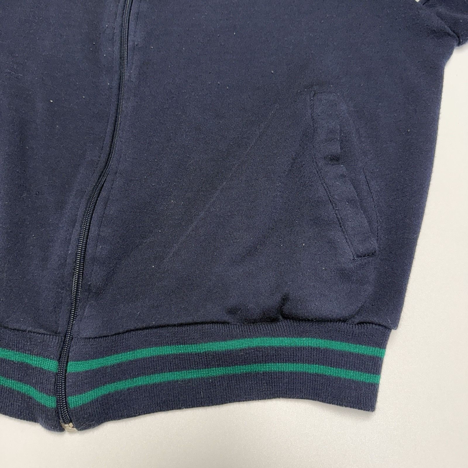 Pierre Cardin × Vintage Vintage Pierre Cardin Jacket Full Zip Mens Large Green/Blue Size US L / EU 52-54 / 3 - 7 Thumbnail