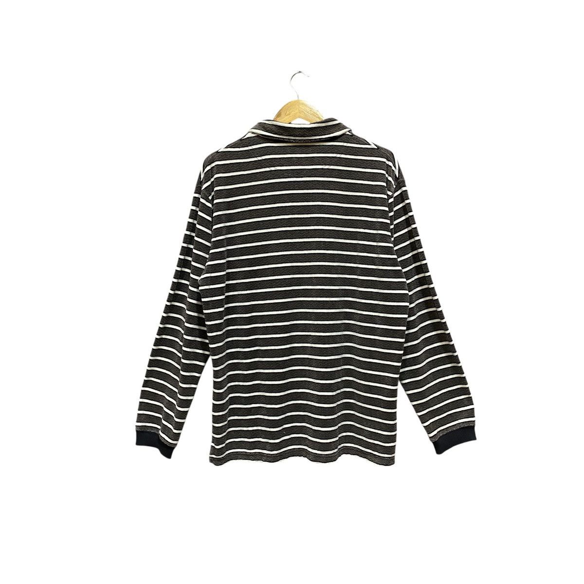 Guess Vintage Guees Stripes Fleece Half Zip Shirt Size US M / EU 48-50 / 2 - 2 Thumbnail