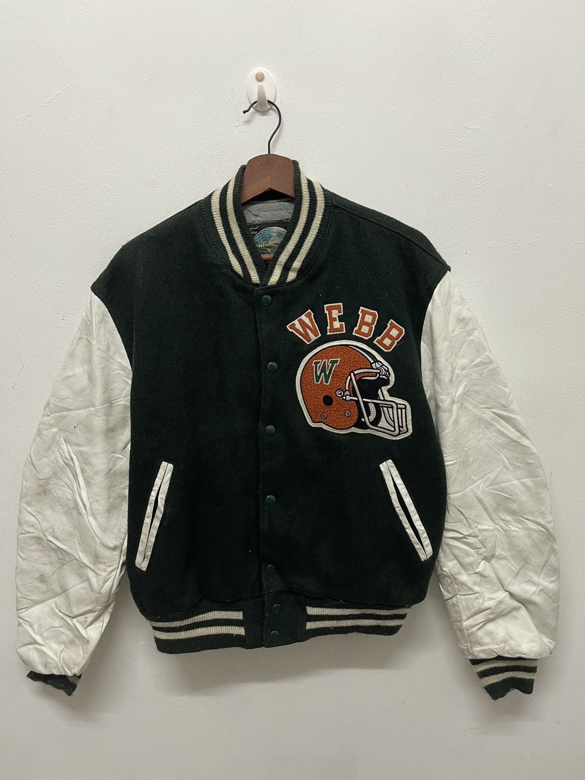 Vintage VINTAGE WEBB VARSITY JACKET MADE IN USA Size US M / EU 48-50 / 2 - 5 Thumbnail
