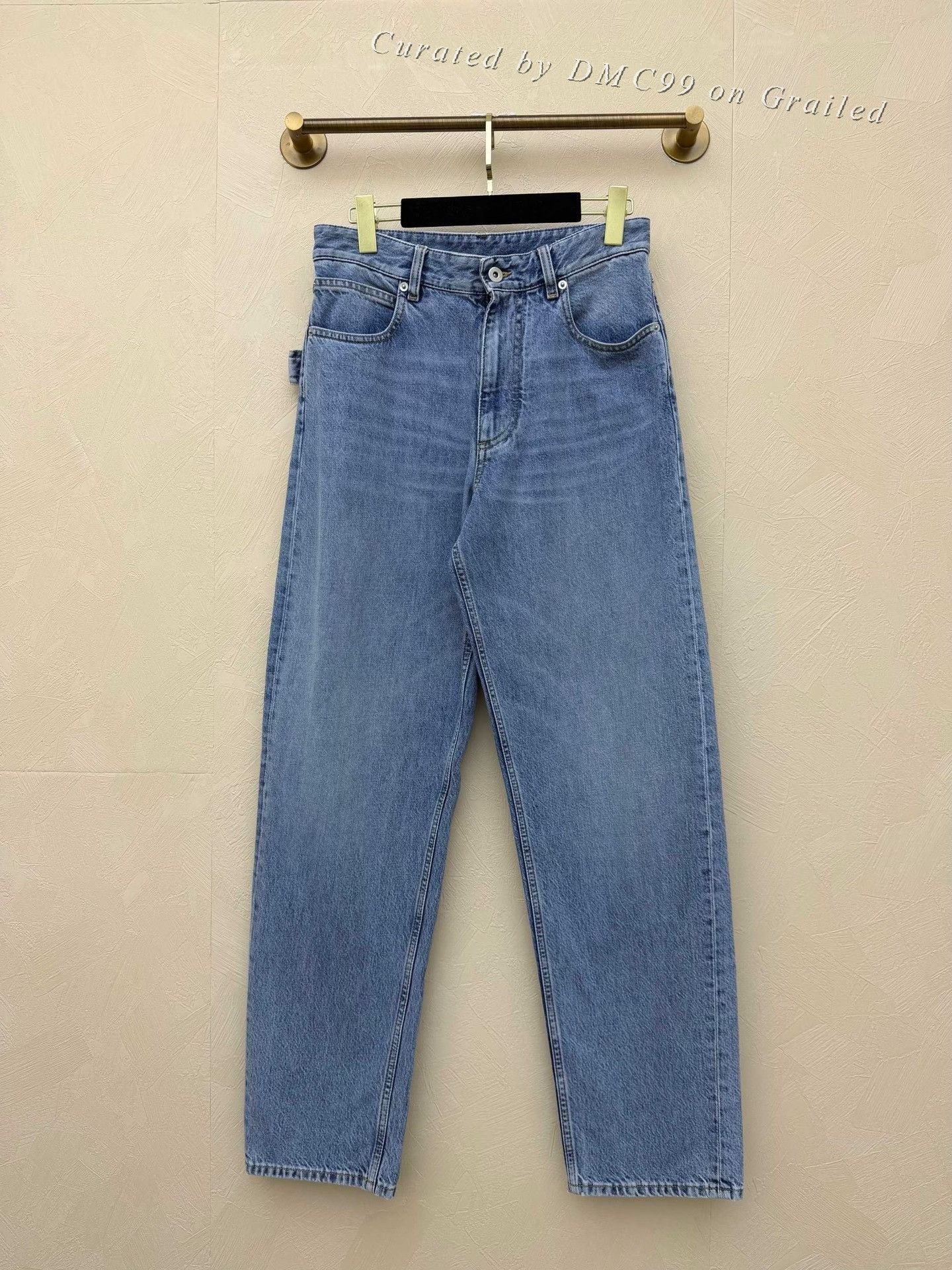 Bottega Veneta Bottega Veneta Embroidered Washed Jeans Size 36" / US 14 / IT 50 - 1 Thumbnail
