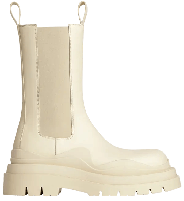 Bottega Veneta o1n1vont1225 Tire Chelsea Boots in Sea Salt Size US 10 / IT 40 - 2 Thumbnail