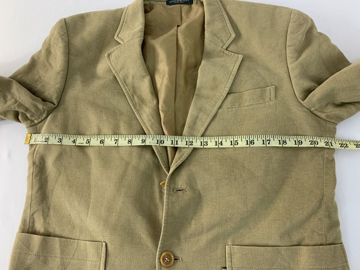 Lyle & Scott 90s Lyle & Scott Scotland Simple Coat Jacket Size US M / EU 48-50 / 2 - 12 Thumbnail