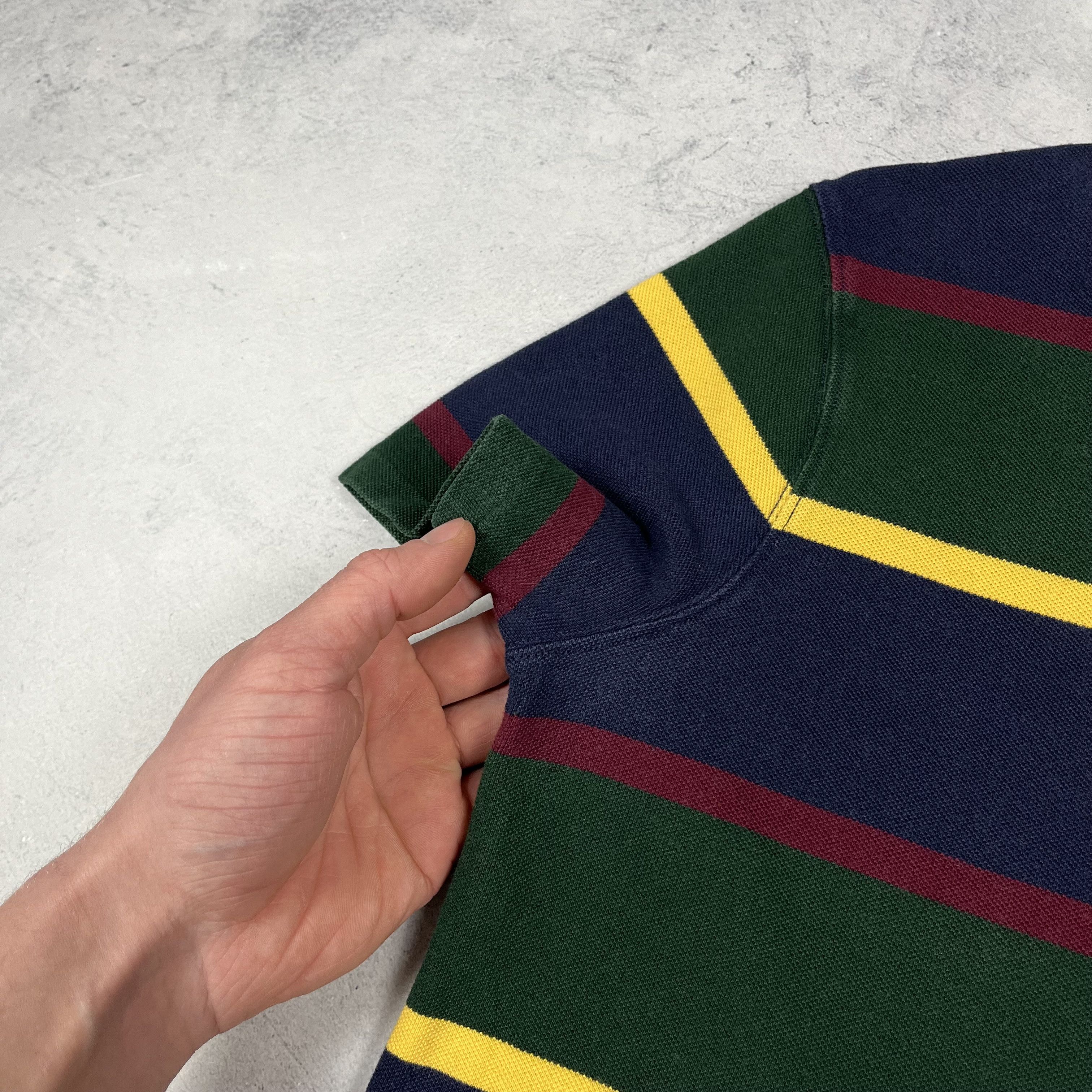 Polo Ralph Lauren Polo Ralph Lauren Polo Bear Rugby Stripped Polo Shirt Size US S / EU 44-46 / 1 - 13 Thumbnail