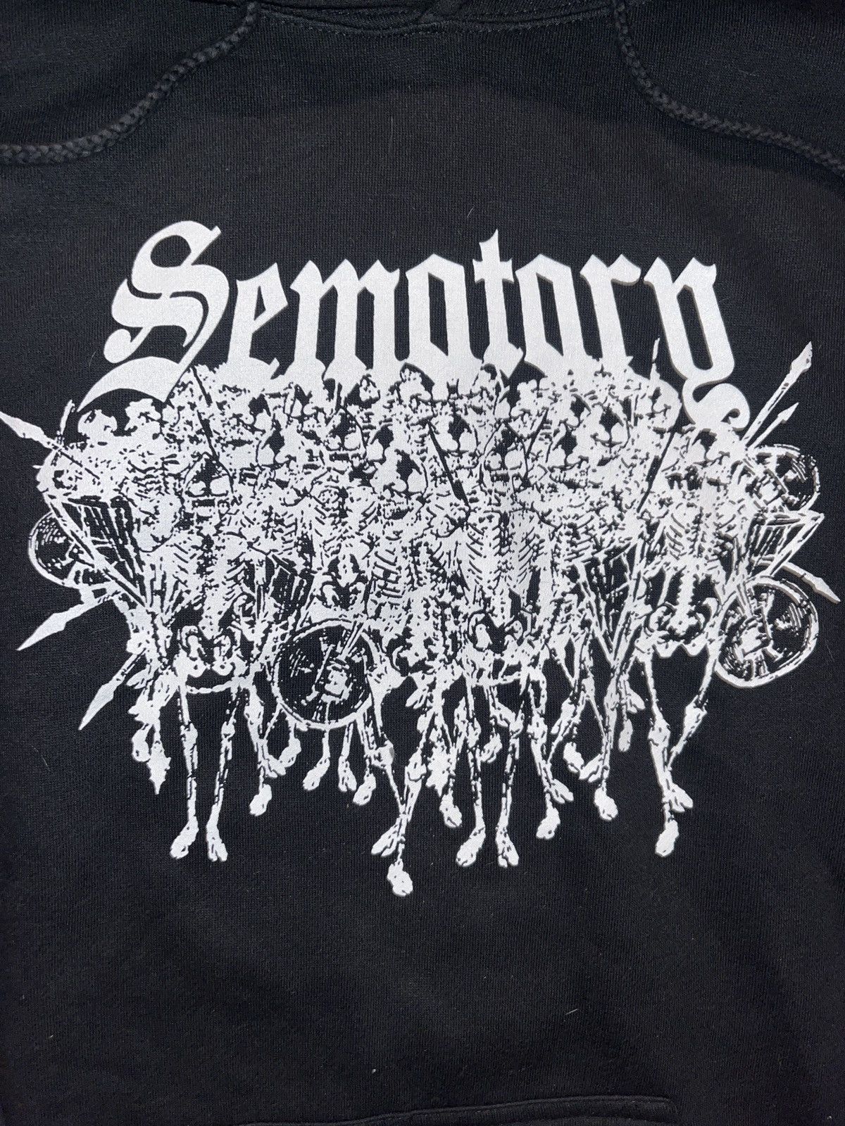Band Tees RARE SEMATARY ANGEL HOODIE Size US XL / EU 56 / 4 - 3 Thumbnail