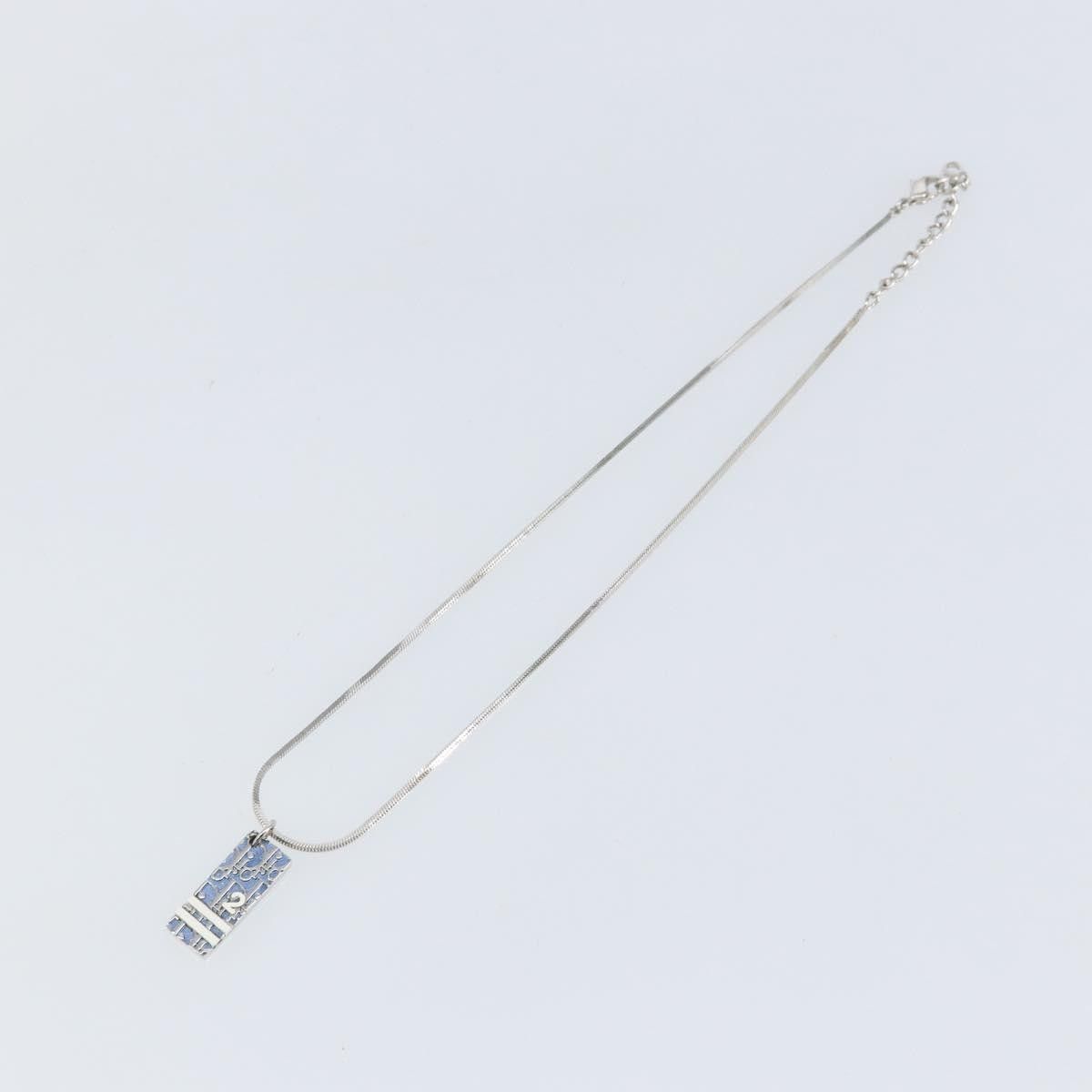Dior Christian Dior Trotter Motif Necklace Engraved Metal Size ONE SIZE - 1 Thumbnail