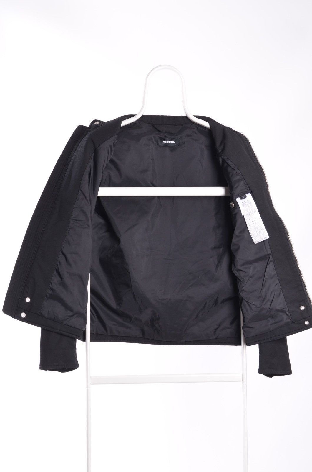 Diesel Diesel Black Moto Biker Jacket Rare Logo Y2k Size US S / EU 44-46 / 1 - 5 Thumbnail