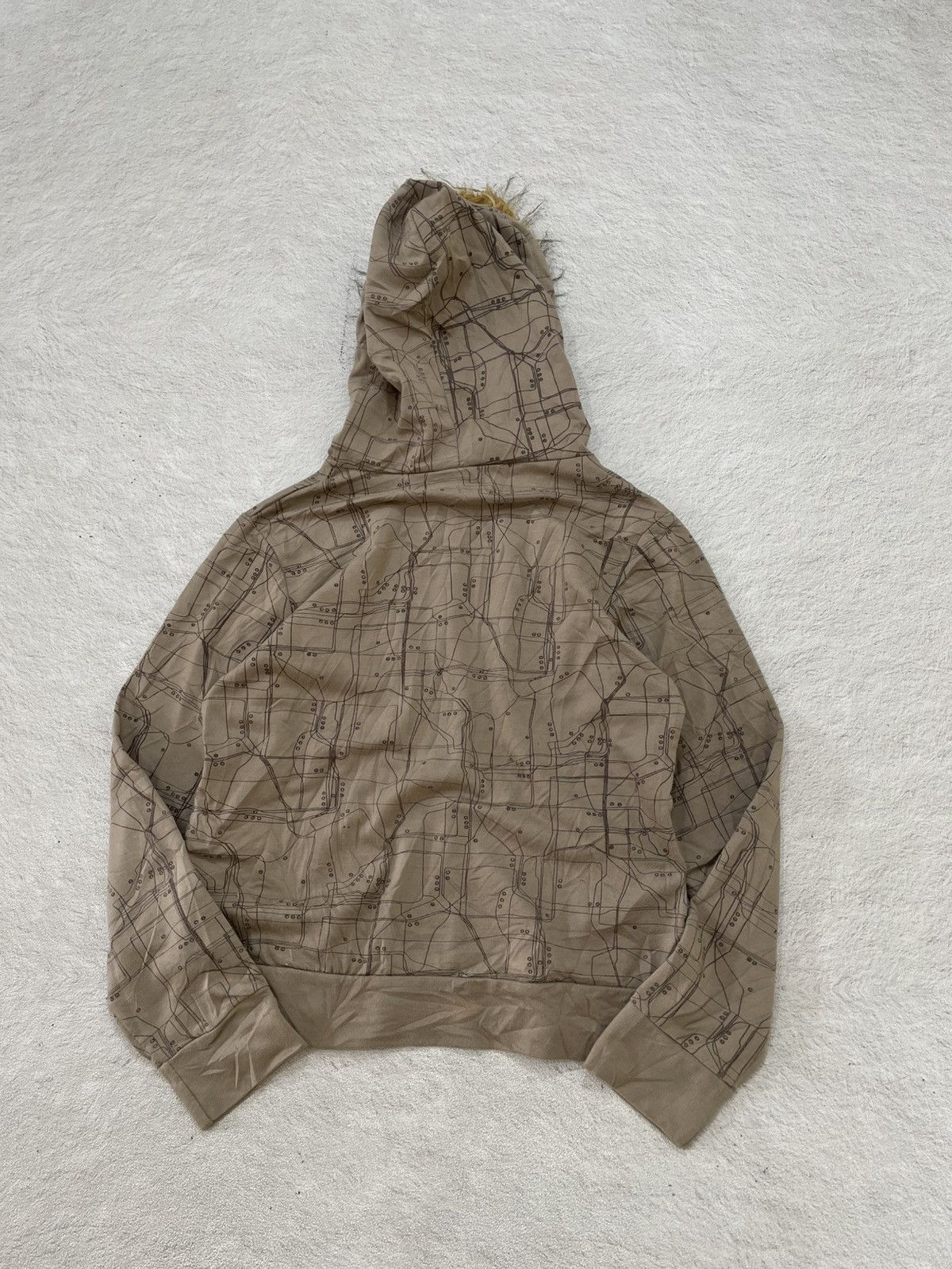 Le Grande Bleu (L.G.B.) 2000s Japanese Goa Fur Trim Hooded If6was9 Hysteric LGB Y2K Size US S / EU 44-46 / 1 - 6 Thumbnail