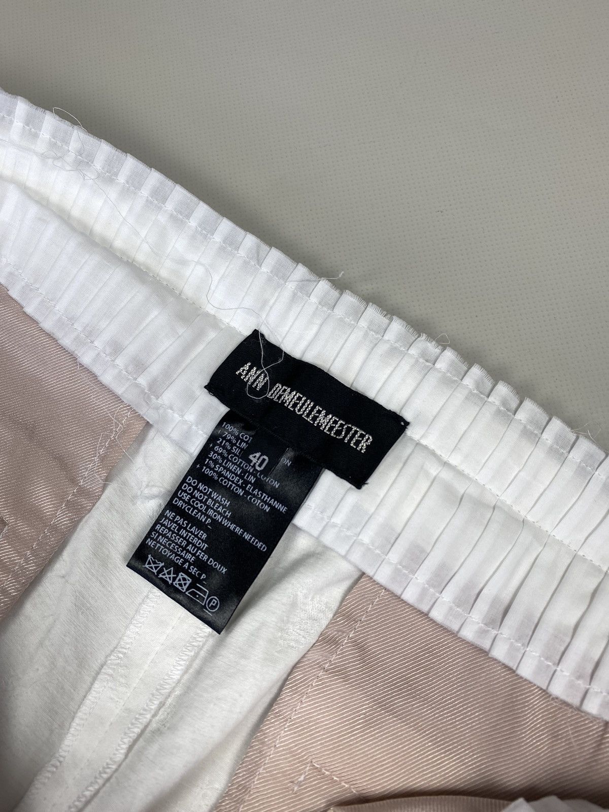 Ann Demeulemeester BNWT! Ann Demeulemeester cropped dress pants trousers Size 27" / US 4 / IT 40 - 16 Thumbnail