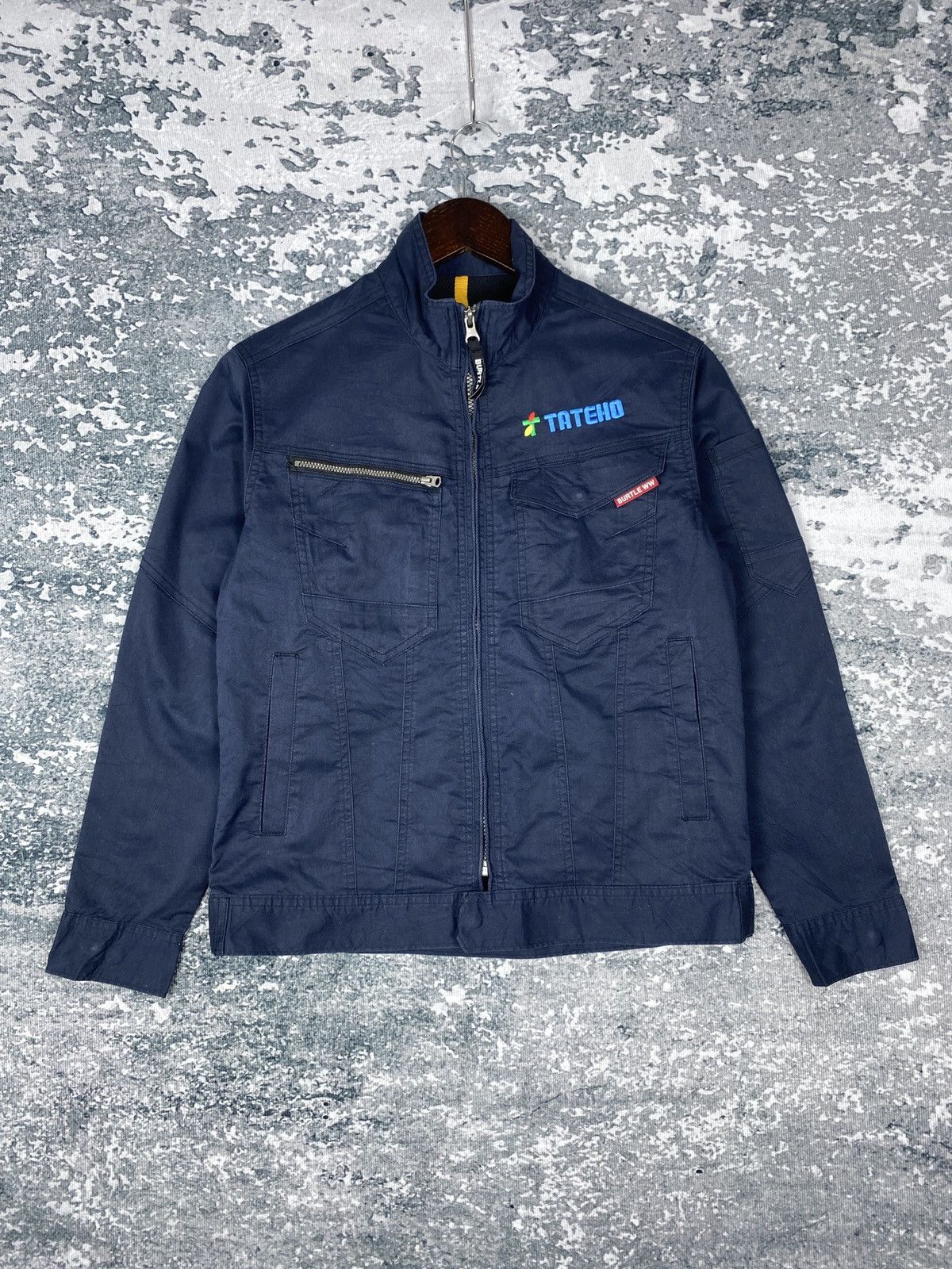 Japanese Brand × Vintage Vintage Burtle Workers Jacket Size US S / EU 44-46 / 1 - 1 Thumbnail
