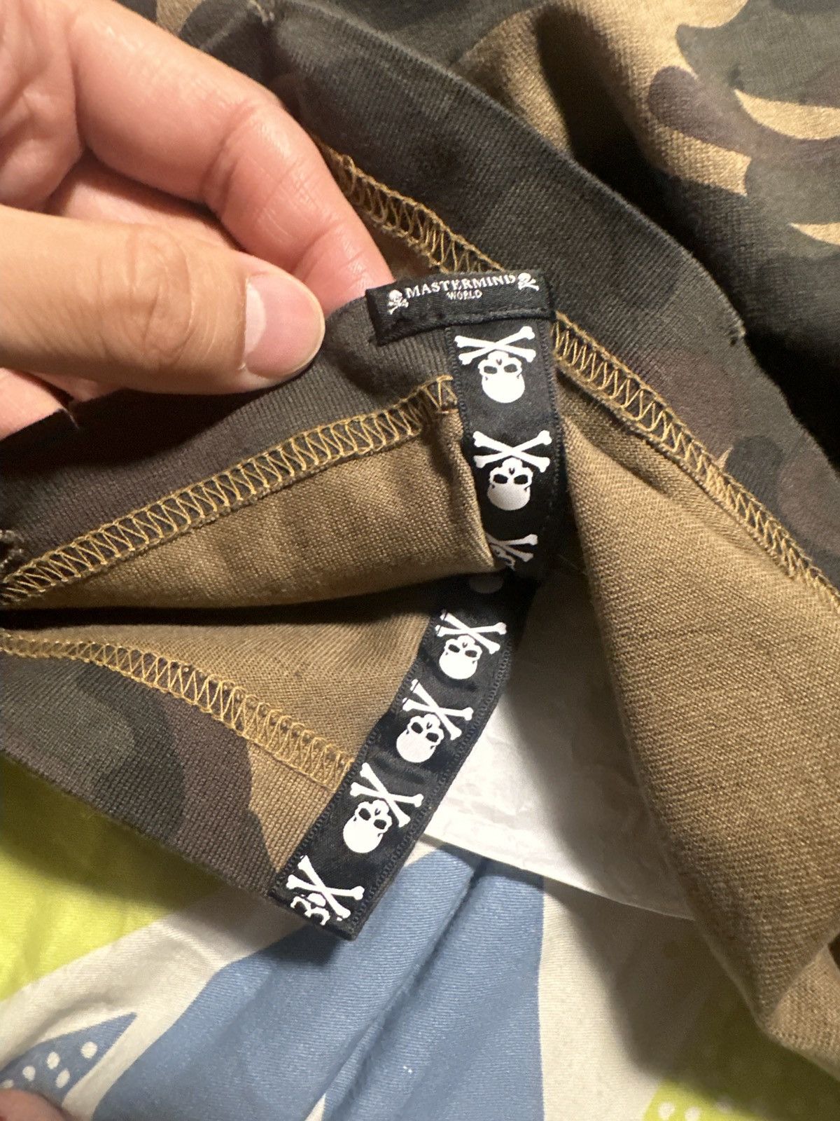 Mastermind World Mastermind WORLD 17SS Damaged Camo Long Sleeve Tee Size US M / EU 48-50 / 2 - 10 Thumbnail