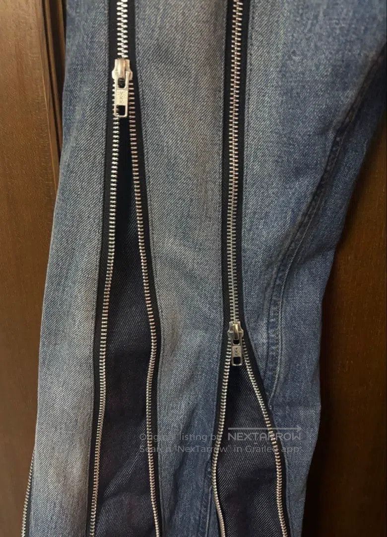 Junya Watanabe Junya Watanabe Size XS Zipper Denim Pants Size US 27 - 4 Thumbnail