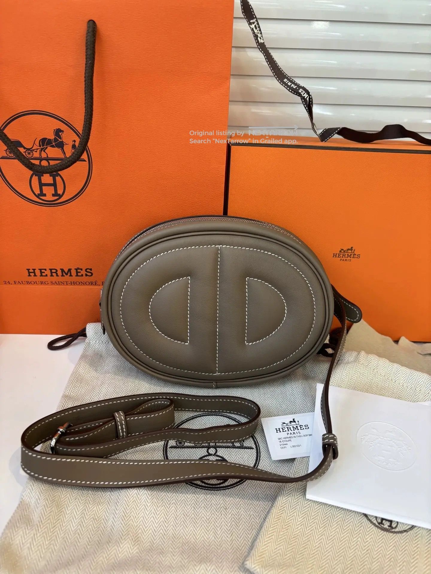 Hermes Hermes In-the-Loop Pig-Nose Waist Bag Grey Size ONE SIZE - 1 Thumbnail