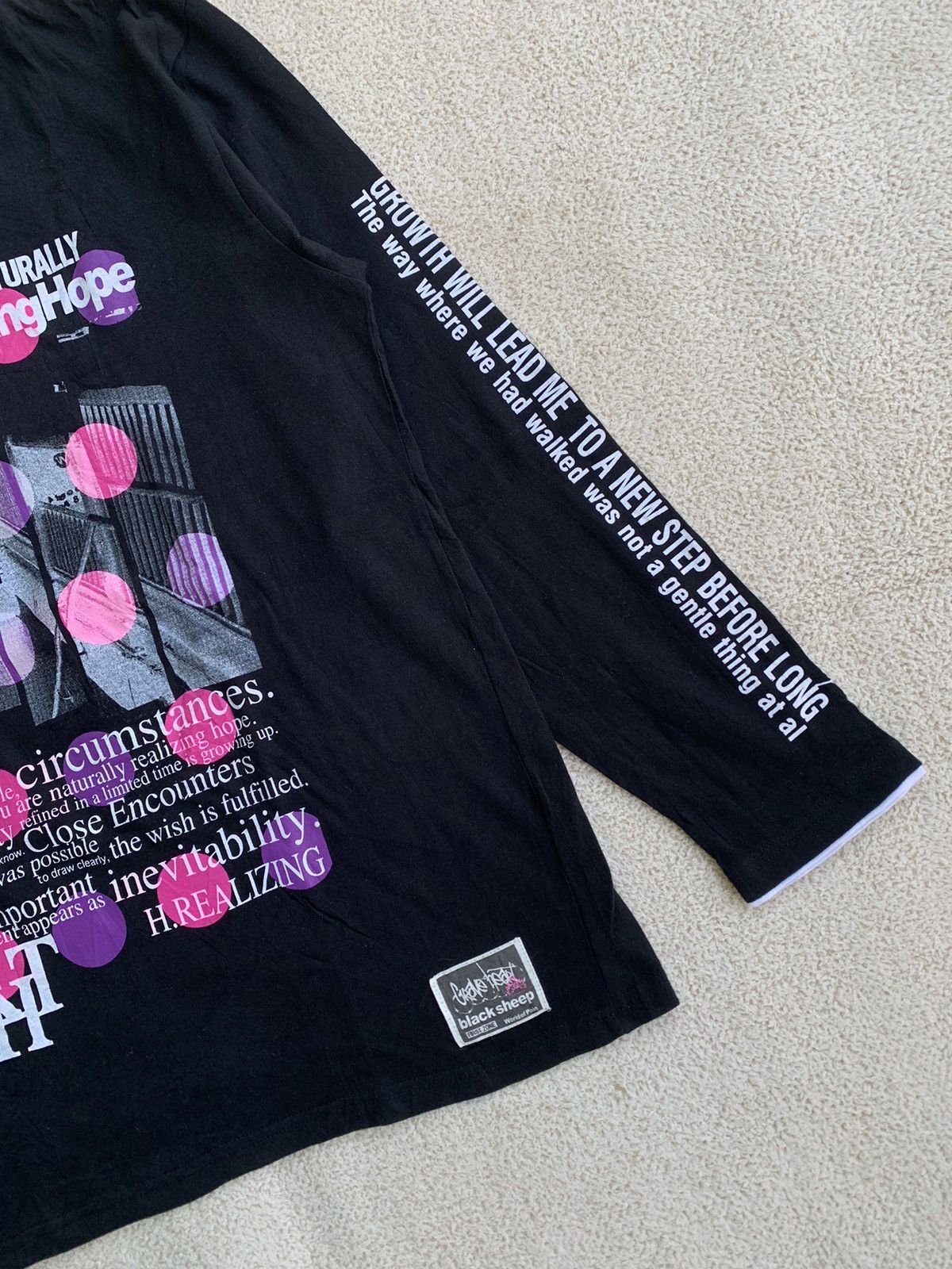 Beauty Beast × If Six Was Nine × Japanese Brand Beaumont Carr Poem Longsleeve Y2k style Size US L / EU 52-54 / 3 - 5 Thumbnail